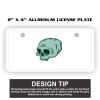 2" X 4" Aluminum License Plate  Thumbnail