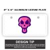2" X 4" Aluminum License Plate  Thumbnail