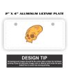 2" X 4" Aluminum License Plate  Thumbnail