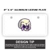 2" X 4" Aluminum License Plate  Thumbnail