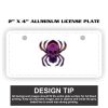 2" X 4" Aluminum License Plate  Thumbnail