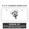 2" X 4" Aluminum License Plate  Thumbnail