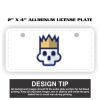 2" X 4" Aluminum License Plate  Thumbnail