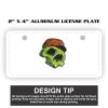 2" X 4" Aluminum License Plate  Thumbnail