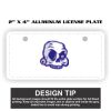 2" X 4" Aluminum License Plate  Thumbnail