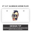 2" X 4" Aluminum License Plate  Thumbnail