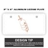 2" X 4" Aluminum License Plate  Thumbnail