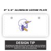 2" X 4" Aluminum License Plate  Thumbnail
