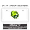 2" X 4" Aluminum License Plate  Thumbnail