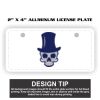2" X 4" Aluminum License Plate  Thumbnail
