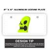 2" X 4" Aluminum License Plate  Thumbnail