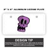 2" X 4" Aluminum License Plate  Thumbnail
