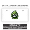 2" X 4" Aluminum License Plate  Thumbnail
