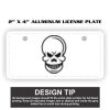 2" X 4" Aluminum License Plate  Thumbnail