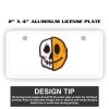2" X 4" Aluminum License Plate  Thumbnail