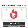 2" X 4" Aluminum License Plate  Thumbnail