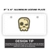 2" X 4" Aluminum License Plate  Thumbnail