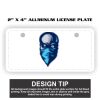 2" X 4" Aluminum License Plate  Thumbnail