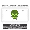 2" X 4" Aluminum License Plate  Thumbnail