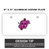 2" X 4" Aluminum License Plate  Thumbnail