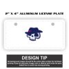 2" X 4" Aluminum License Plate  Thumbnail