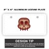 2" X 4" Aluminum License Plate  Thumbnail