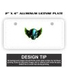 2" X 4" Aluminum License Plate  Thumbnail