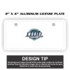 2" X 4" Aluminum License Plate  Thumbnail