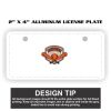 2" X 4" Aluminum License Plate  Thumbnail