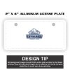 2" X 4" Aluminum License Plate  Thumbnail