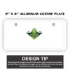 2" X 4" Aluminum License Plate  Thumbnail