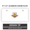 2" X 4" Aluminum License Plate  Thumbnail