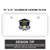 2" X 4" Aluminum License Plate  Thumbnail