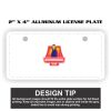 2" X 4" Aluminum License Plate  Thumbnail