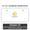 2" X 4" Aluminum License Plate  Thumbnail