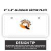2" X 4" Aluminum License Plate  Thumbnail