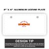 2" X 4" Aluminum License Plate  Thumbnail