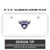 2" X 4" Aluminum License Plate  Thumbnail