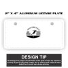 2" X 4" Aluminum License Plate  Thumbnail