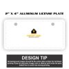 2" X 4" Aluminum License Plate  Thumbnail