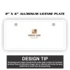 2" X 4" Aluminum License Plate  Thumbnail