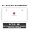 2" X 4" Aluminum License Plate  Thumbnail