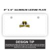 2" X 4" Aluminum License Plate  Thumbnail