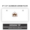 2" X 4" Aluminum License Plate  Thumbnail