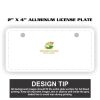 2" X 4" Aluminum License Plate  Thumbnail
