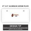 2" X 4" Aluminum License Plate  Thumbnail