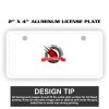 2" X 4" Aluminum License Plate  Thumbnail