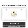 2" X 4" Aluminum License Plate  Thumbnail