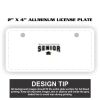 2" X 4" Aluminum License Plate  Thumbnail