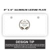 2" X 4" Aluminum License Plate  Thumbnail